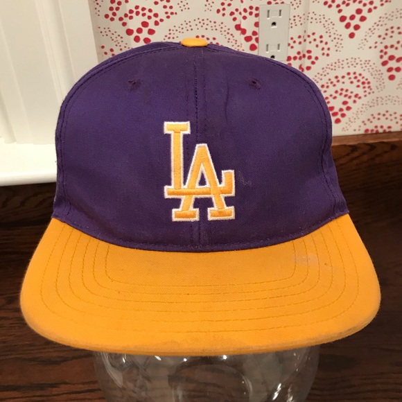 Blue TISA Atlanta Braves Gold Snap back